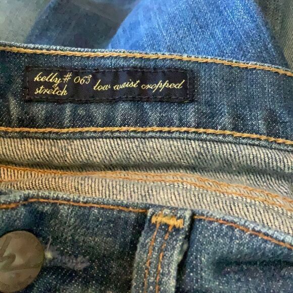 Citizens of Humanity Women’s Low Waist Cropped Jeans Kelly #63 Stretch size 25 - Picture 6 of 7